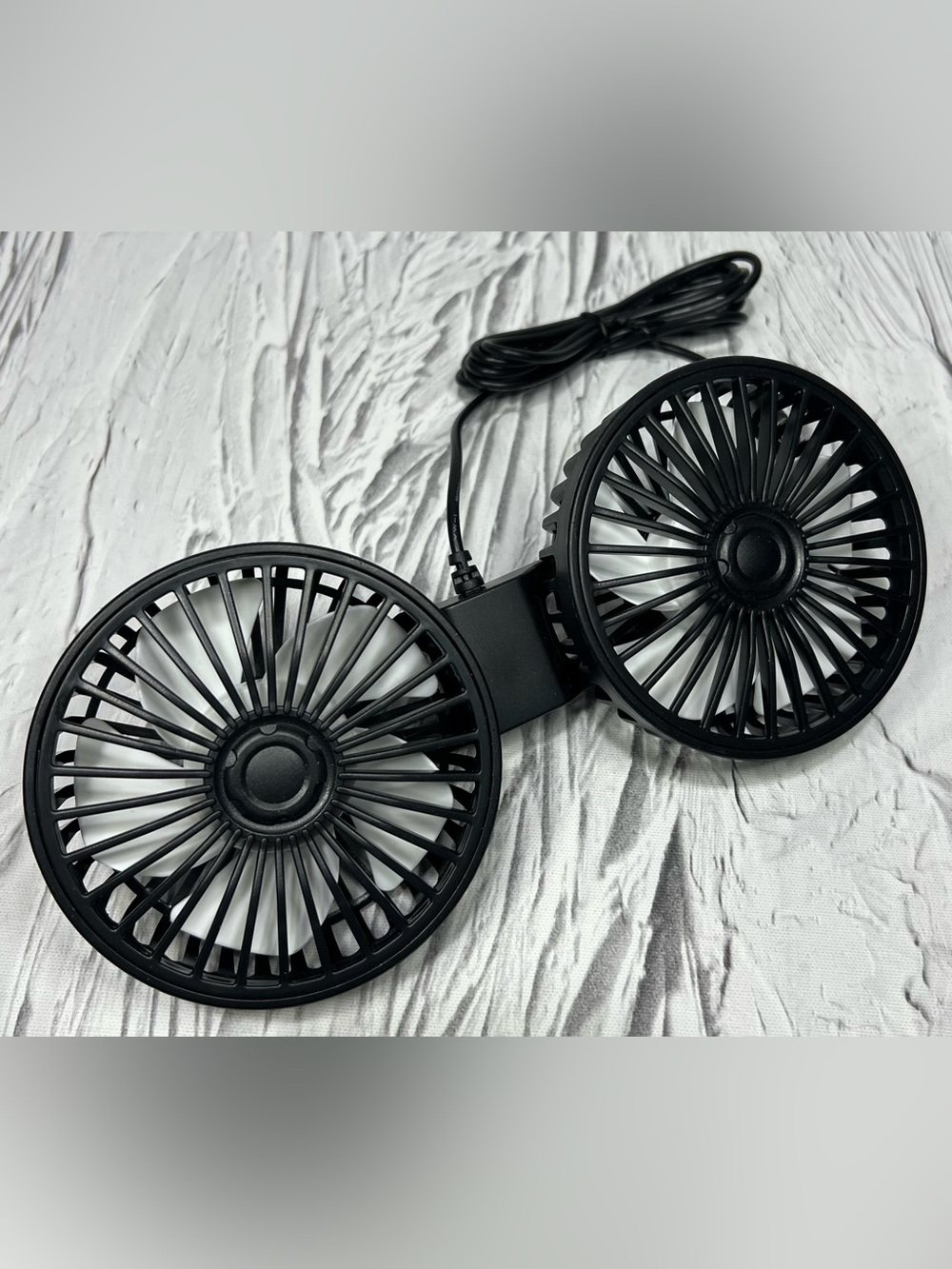 USB Dual Fan F4208 for Car Backseat Missing Holder / Extension Arm.